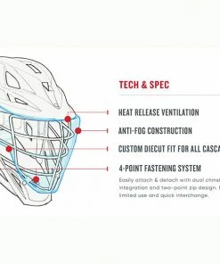 Cascade/Maverik Cascade Lacrosse Face Shield