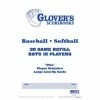 Glover's Scorebook Refill Sheets