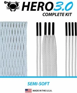 East Coast Dyes (ECD) ECD Hero 3.0 Complete Semi-Soft Lacrosse Mesh Kit Lacrosse Accessories