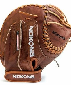 Nokona Walnut 32.5" Fastpitch Catcher's Mitt Gloves & Mitts