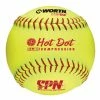 Worth 12" Optic Hot Dot Softball
