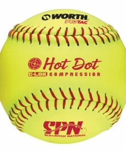 Worth 12" Optic Hot Dot Softball