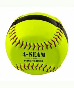 Bownet 4-Seam Flat Spinner Pitch Training Ball Softballs