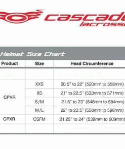 Cascade/Maverik Lacrosse Protective Cascade CPV-R Field Lacrosse Helmet