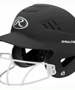 Batting Helmets Rawlings Highlighter Helmet With Mask