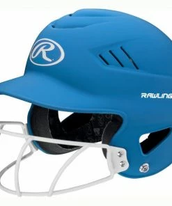 Batting Helmets Rawlings Highlighter Helmet With Mask