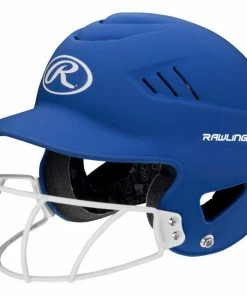 Batting Helmets Rawlings Highlighter Helmet With Mask