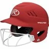 Batting Helmets Rawlings Highlighter Helmet With Mask