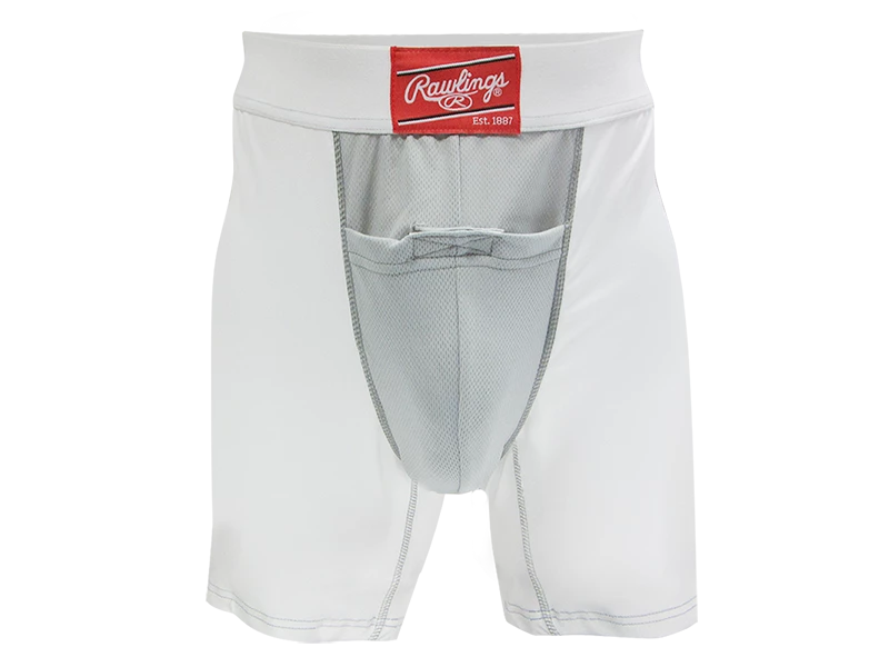 Rawlings Youth Compression Jock Short W/Cup 4 Rawlings Youth Compression Jock Short W/Cup