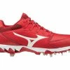 Mizuno Swift 6 Women's Metal Cleats Red Footwear 2 Mizuno Swift 6 Women's Metal Cleats Red Footwear