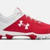 Footwear Under Armour Leadoff Low RM Men's Molded Cleats Red 2 Footwear Under Armour Leadoff Low RM Men's Molded Cleats Red