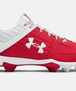 Footwear Under Armour Leadoff Low RM Men's Molded Cleats Red