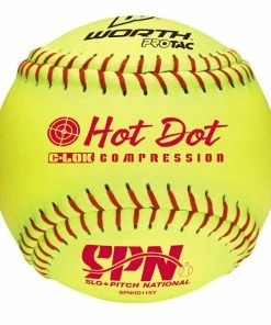 Worth 11" Optic Hot Dot Softball
